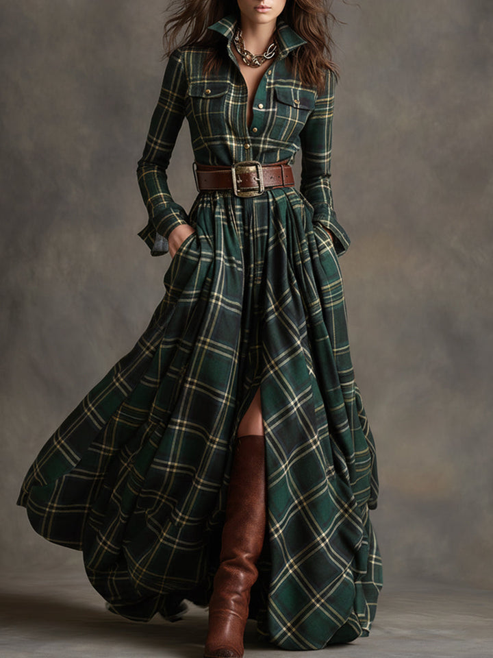 Alice | Belted Shirt Dress