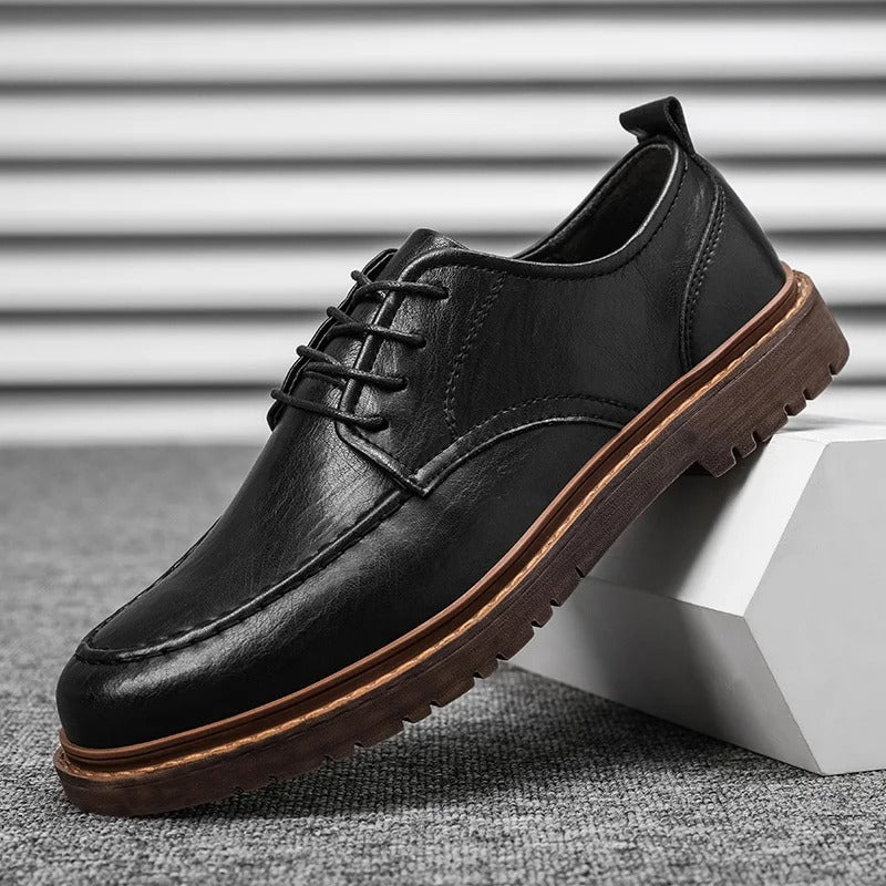 Cedie - Low-Cut Genuine Leather Shoes
