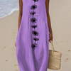 Carol | Violet Bloom Midi Dress