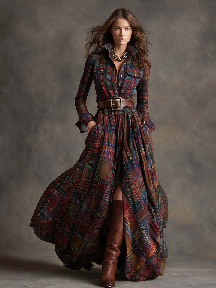 Alice | Belted Shirt Dress