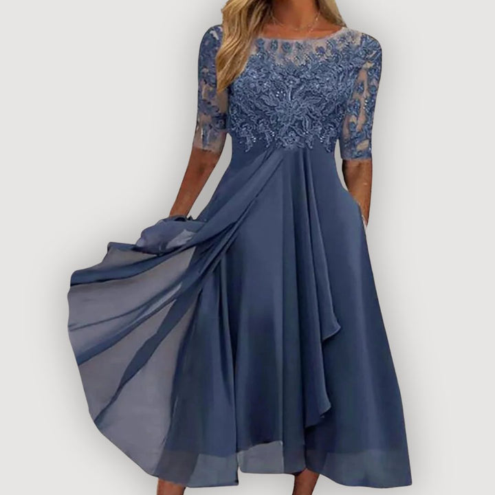 Maria | Elegant Chiffon Dress