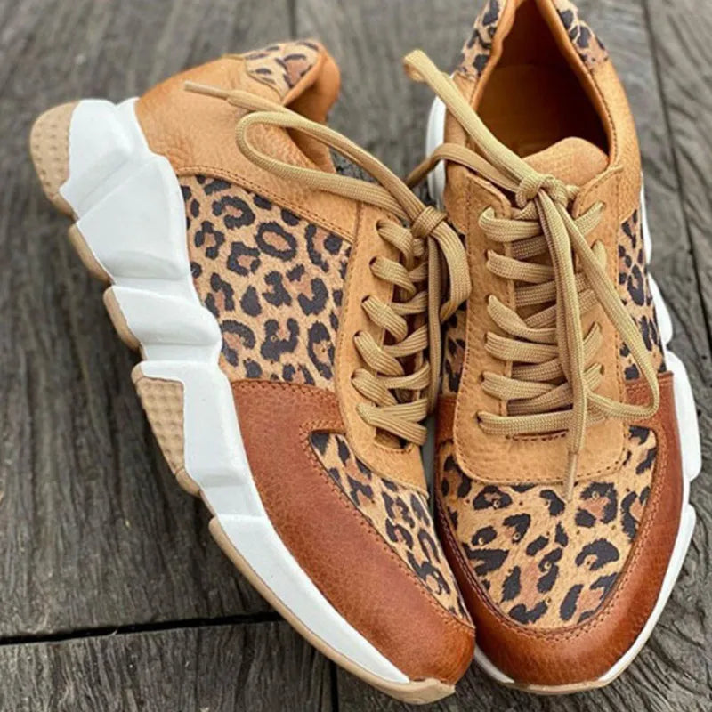 Cheryl | Comfortable Leopard Sneakers