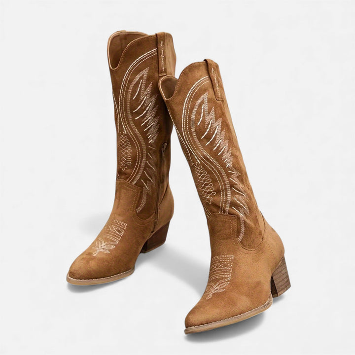 Sierra | Suede Cowboy Boots
