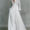 Selena | Flowing Button-Front Maxi Dress