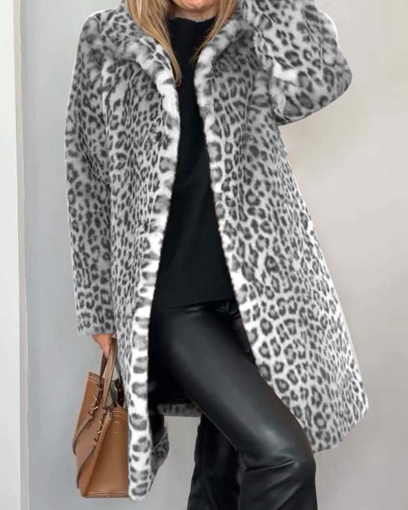 Mariotte - Elegant Leopard Coat