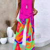 Ovelynra | Sleeveless Top And Wide-Leg Pants Set