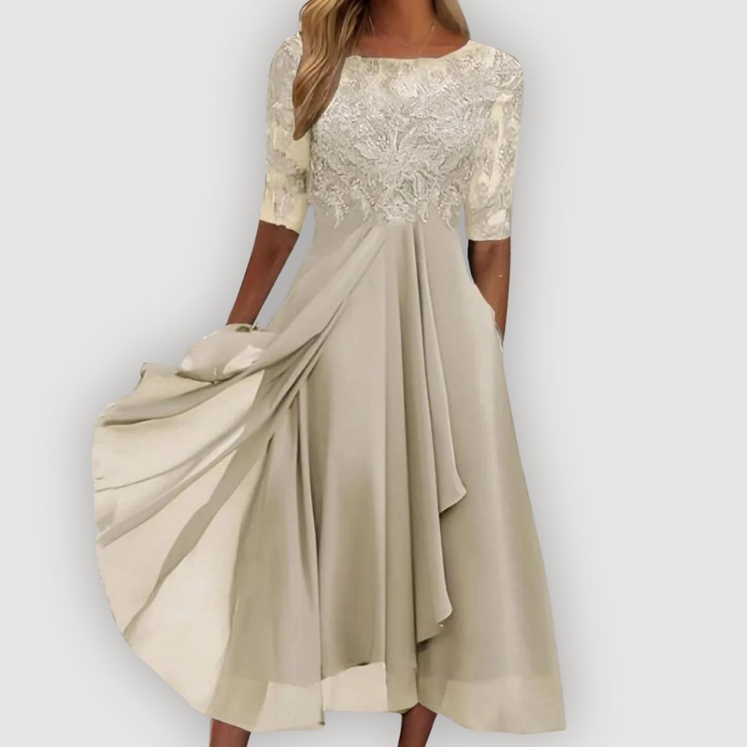 Maria | Elegant Chiffon Dress