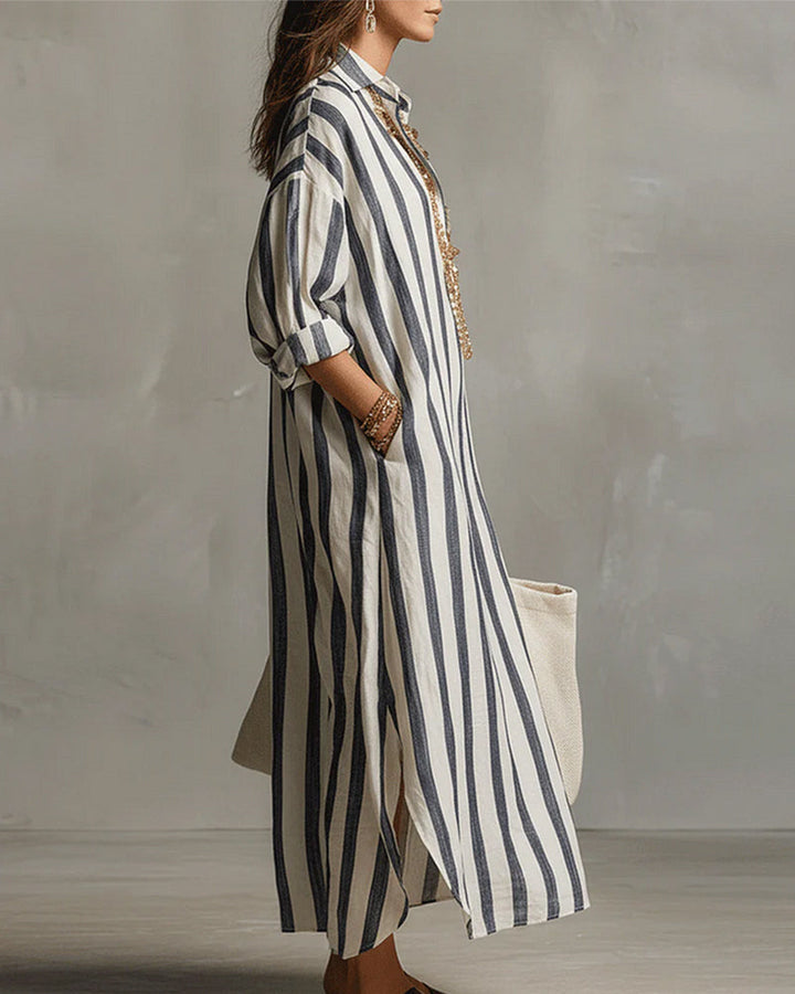 Jessica | Striped Maxi Dress