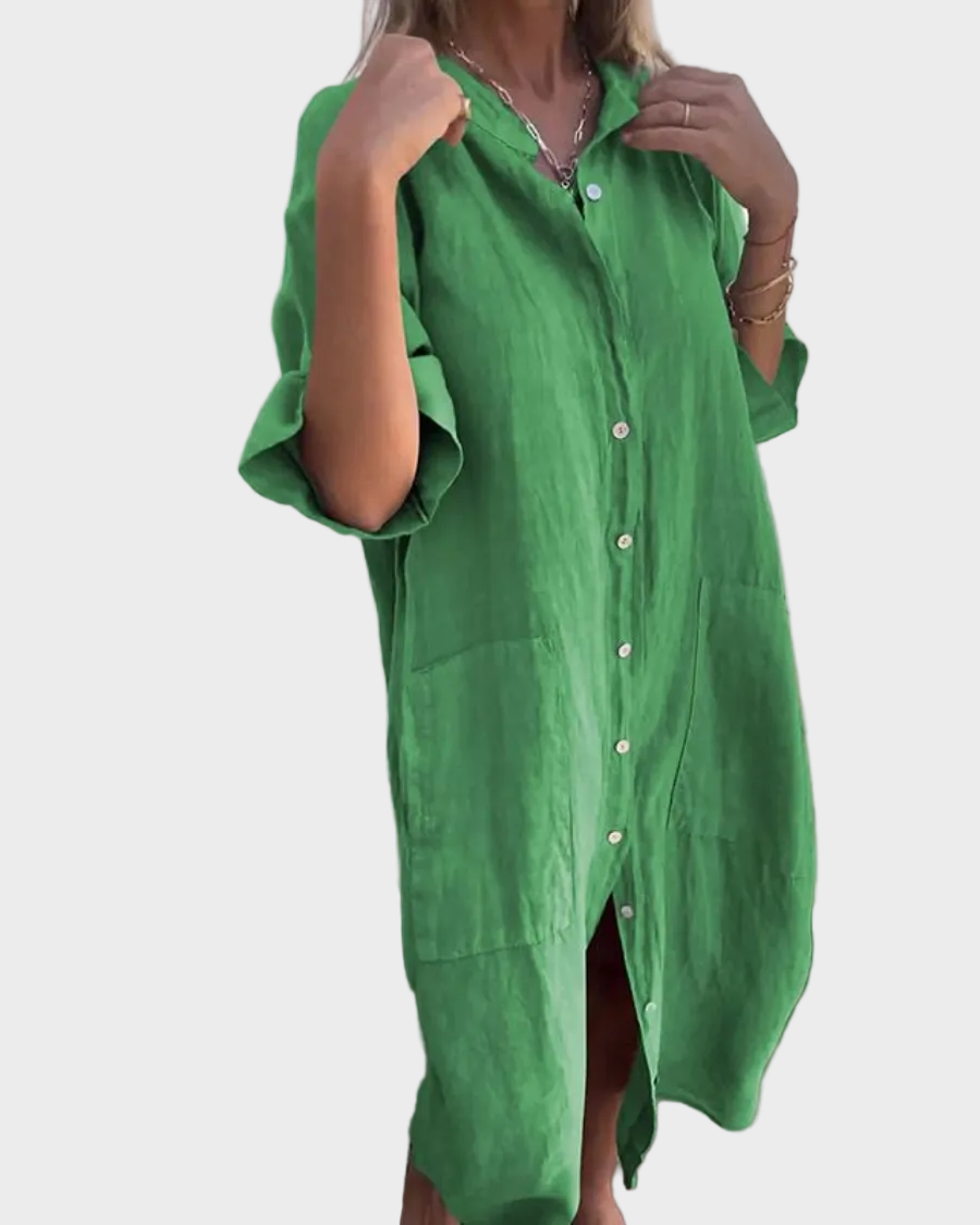Valerie™ | Boho Shirt Dress