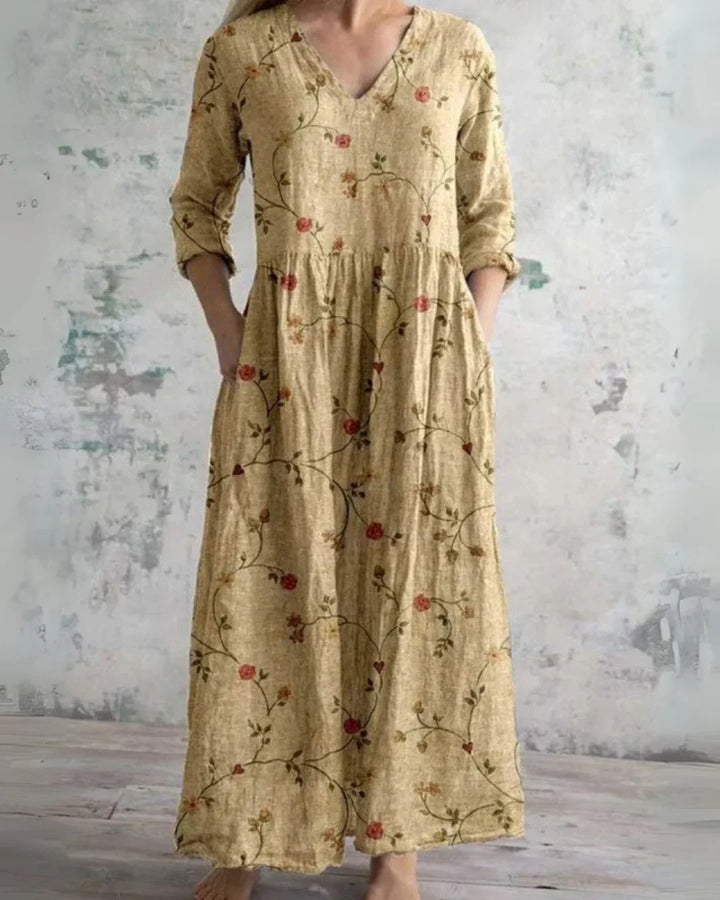 Patricia | Vintage Floral Maxi Dress