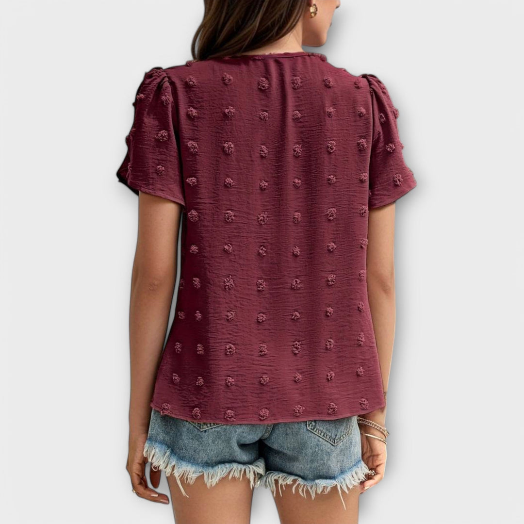 Charlotte - The perfect polka dot blouse