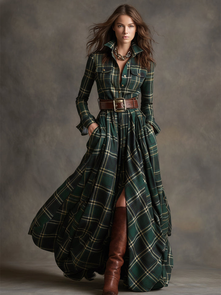 Alice | Belted Shirt Dress