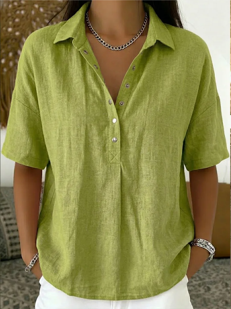 Avery | Button Front Blouse