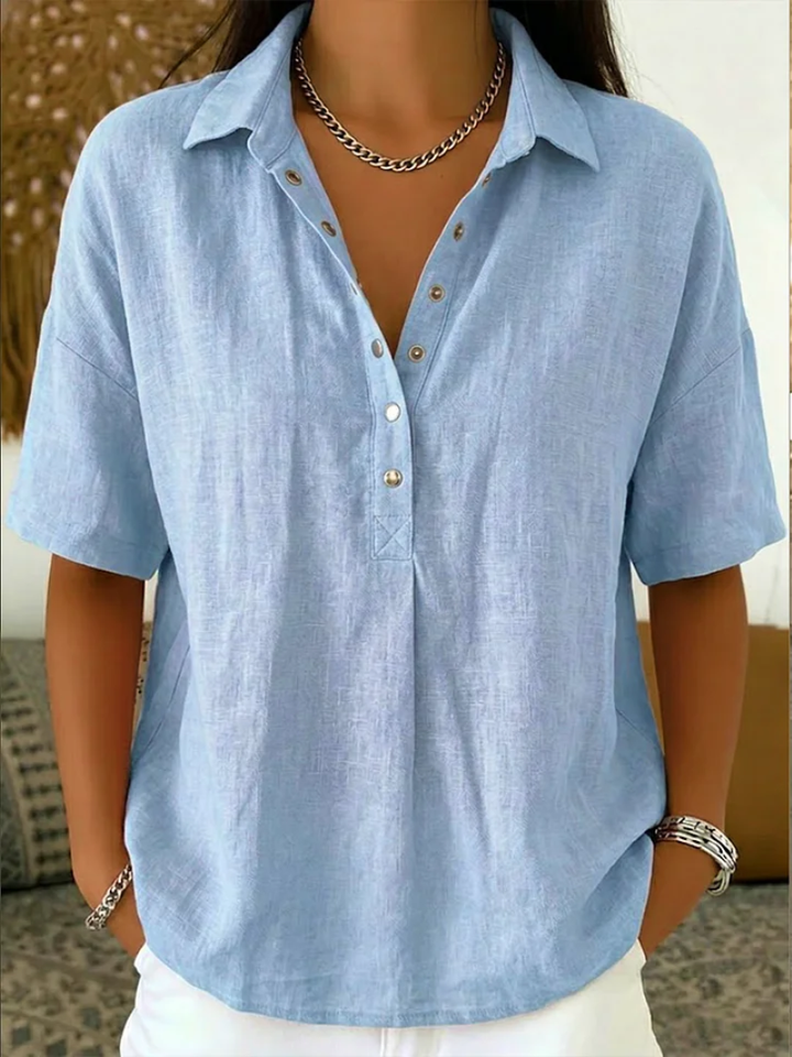 Avery | Button Front Blouse