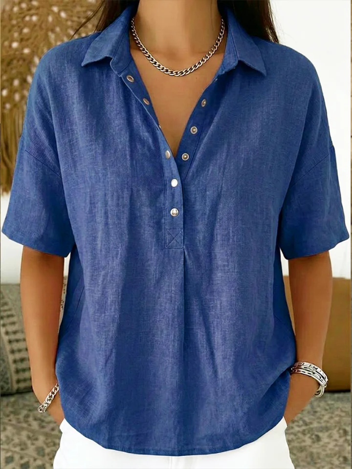 Avery | Button Front Blouse