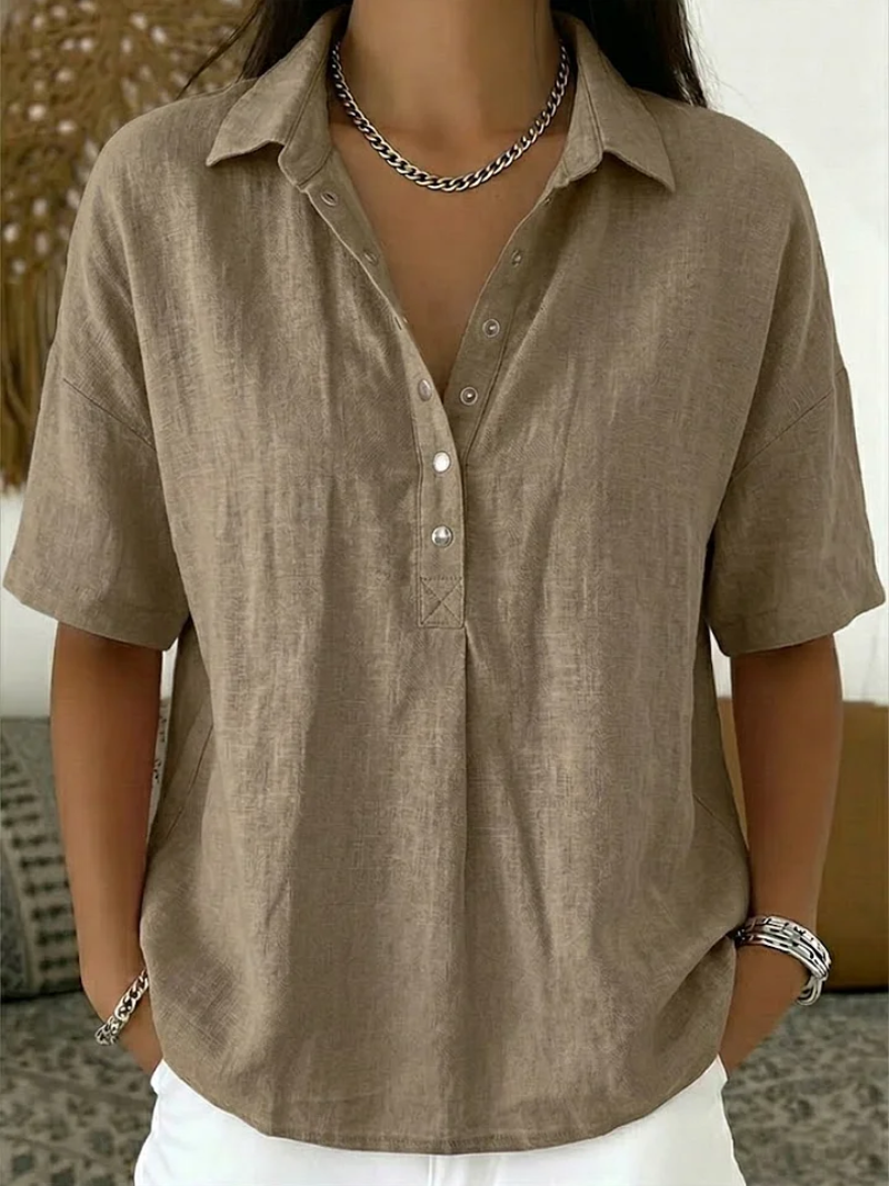 Avery | Button Front Blouse