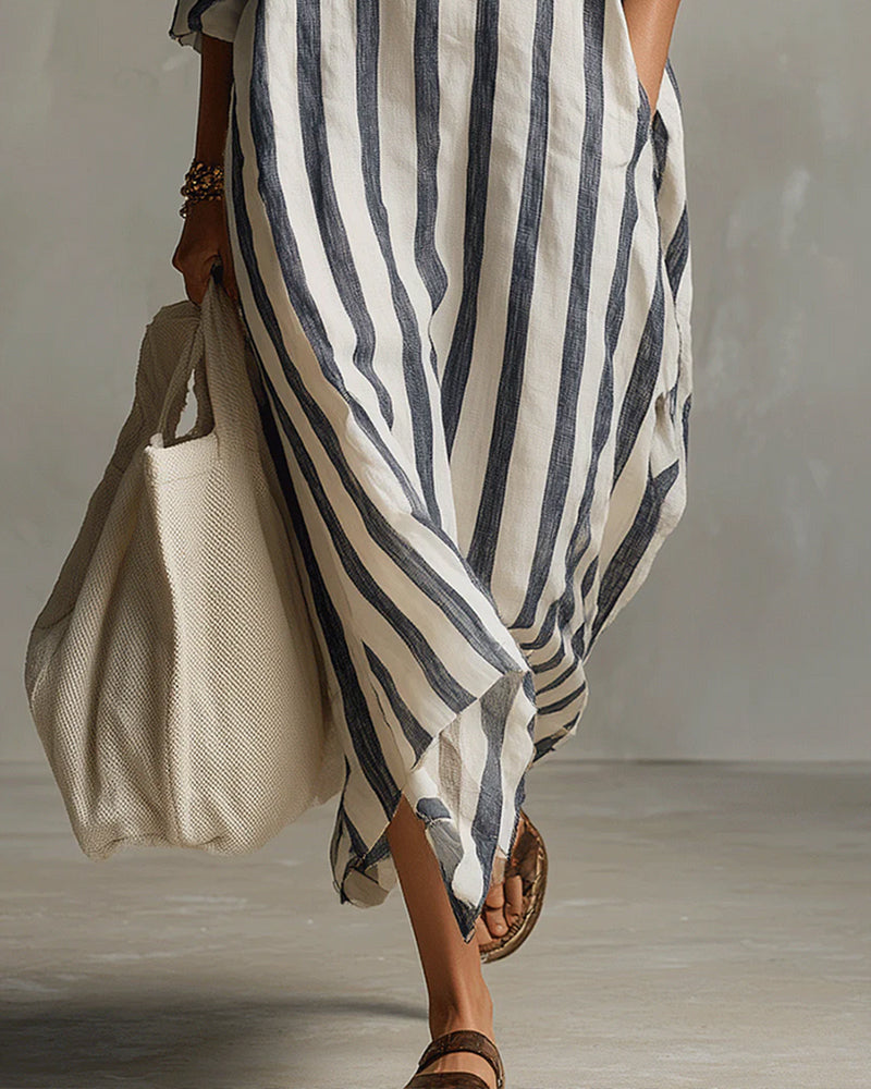 Jessica | Striped Maxi Dress