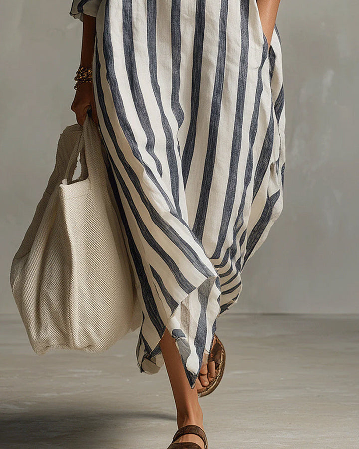 Jessica | Striped Maxi Dress