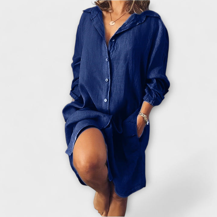 Casual linen blouse