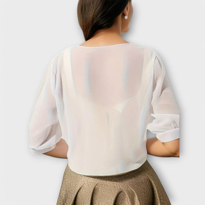 Olivia - Open front blouse