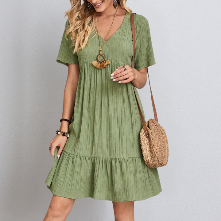 Annemarie™ - Elegant Dress with Belly Coverage