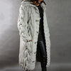 Carine - Elegant Longline Knit Coat