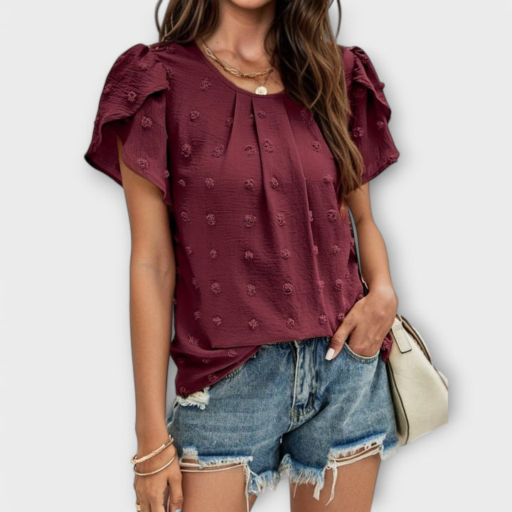 Charlotte - The perfect polka dot blouse