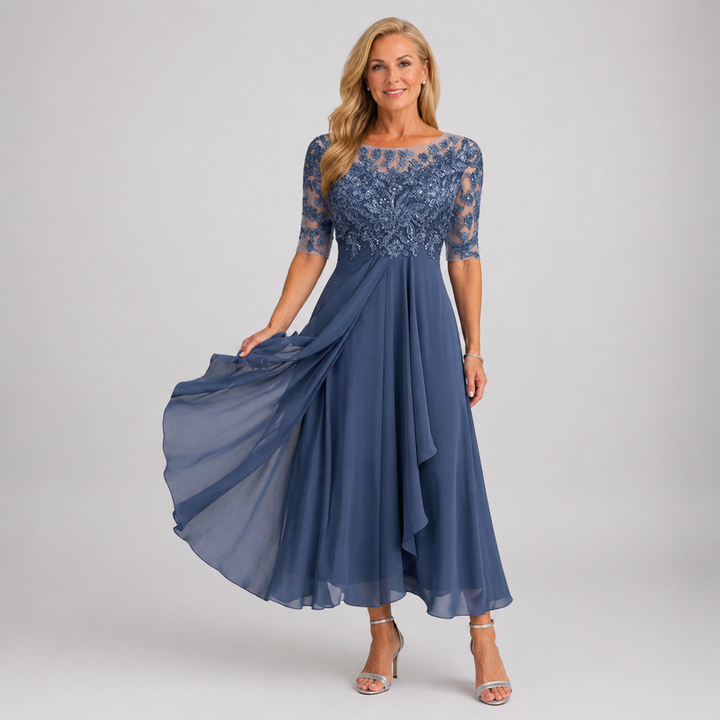 Maria | Elegant Chiffon Dress