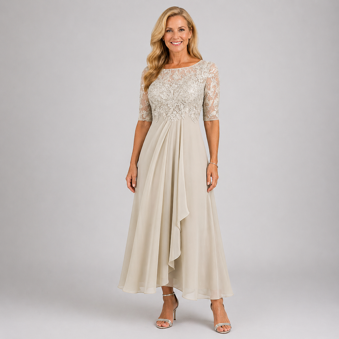 Maria | Elegant Chiffon Dress