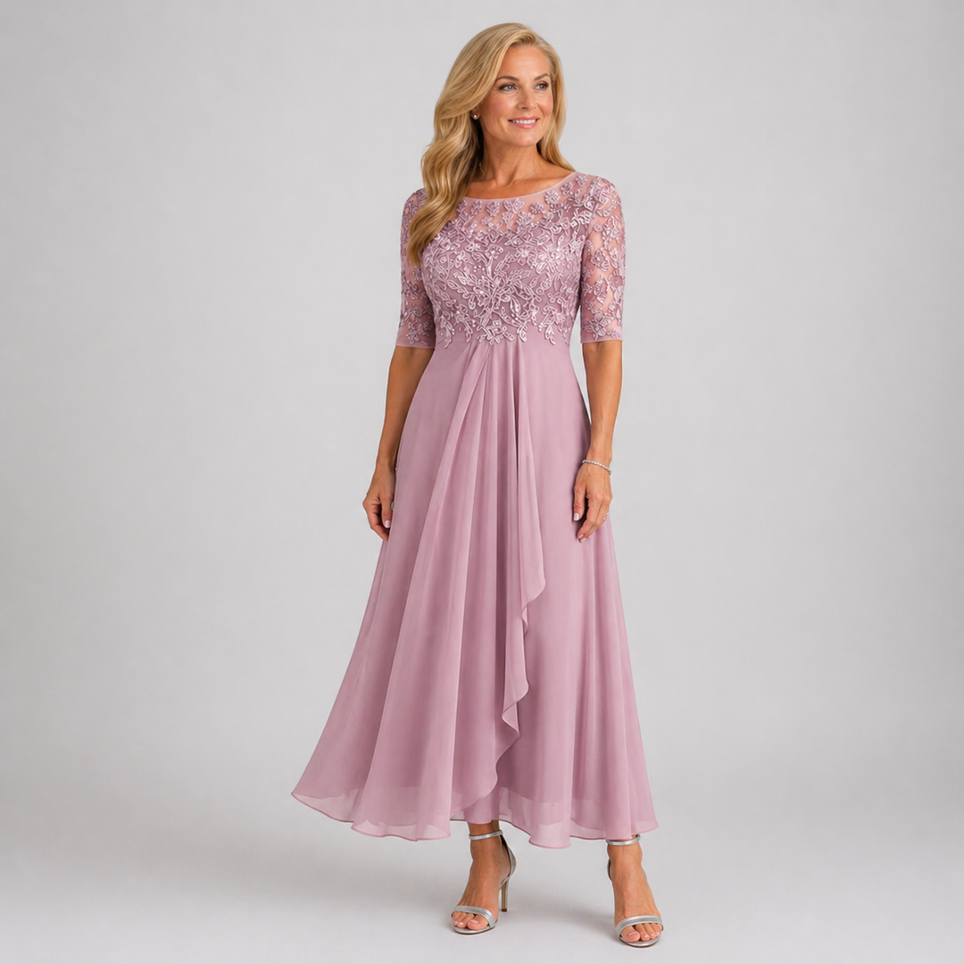Maria | Elegant Chiffon Dress