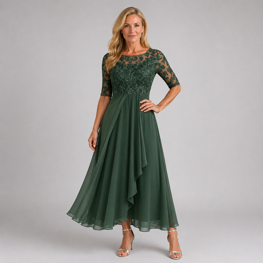 Maria | Elegant Chiffon Dress