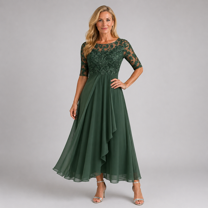 Maria | Elegant Chiffon Dress