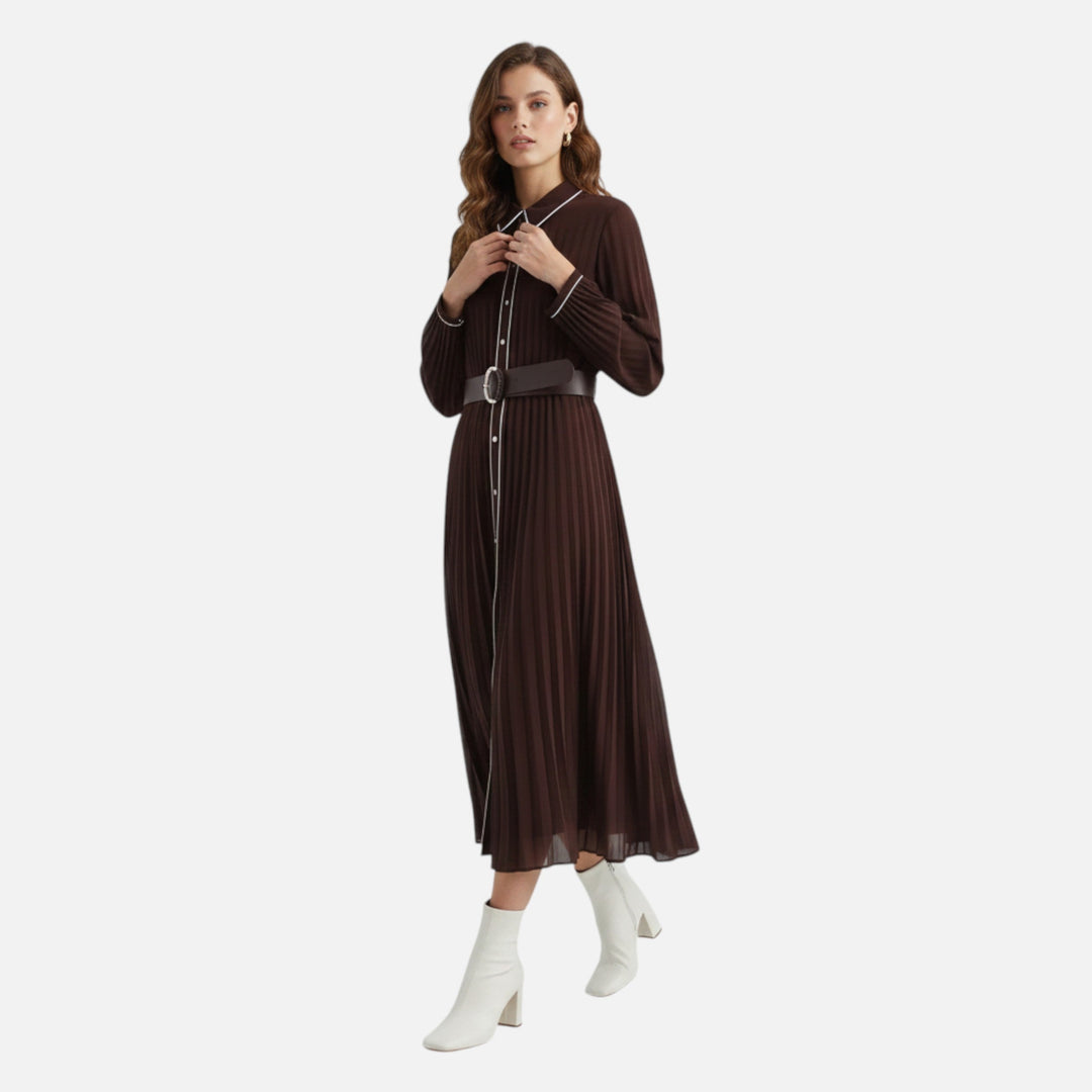 Olivia | Chiffon Midi Dress