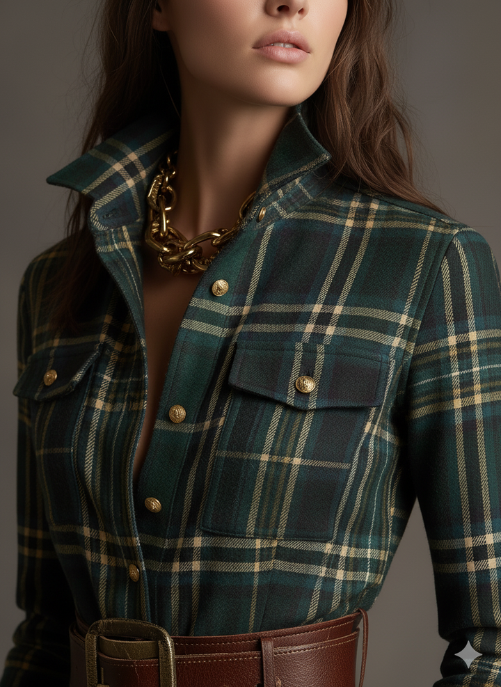 Alice | Belted Shirt Dress