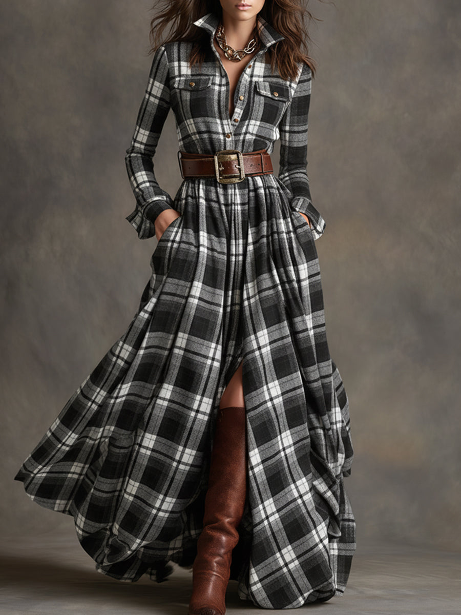 Alice | Belted Shirt Dress
