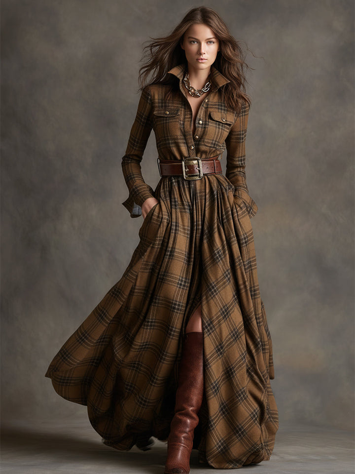 Alice | Belted Shirt Dress