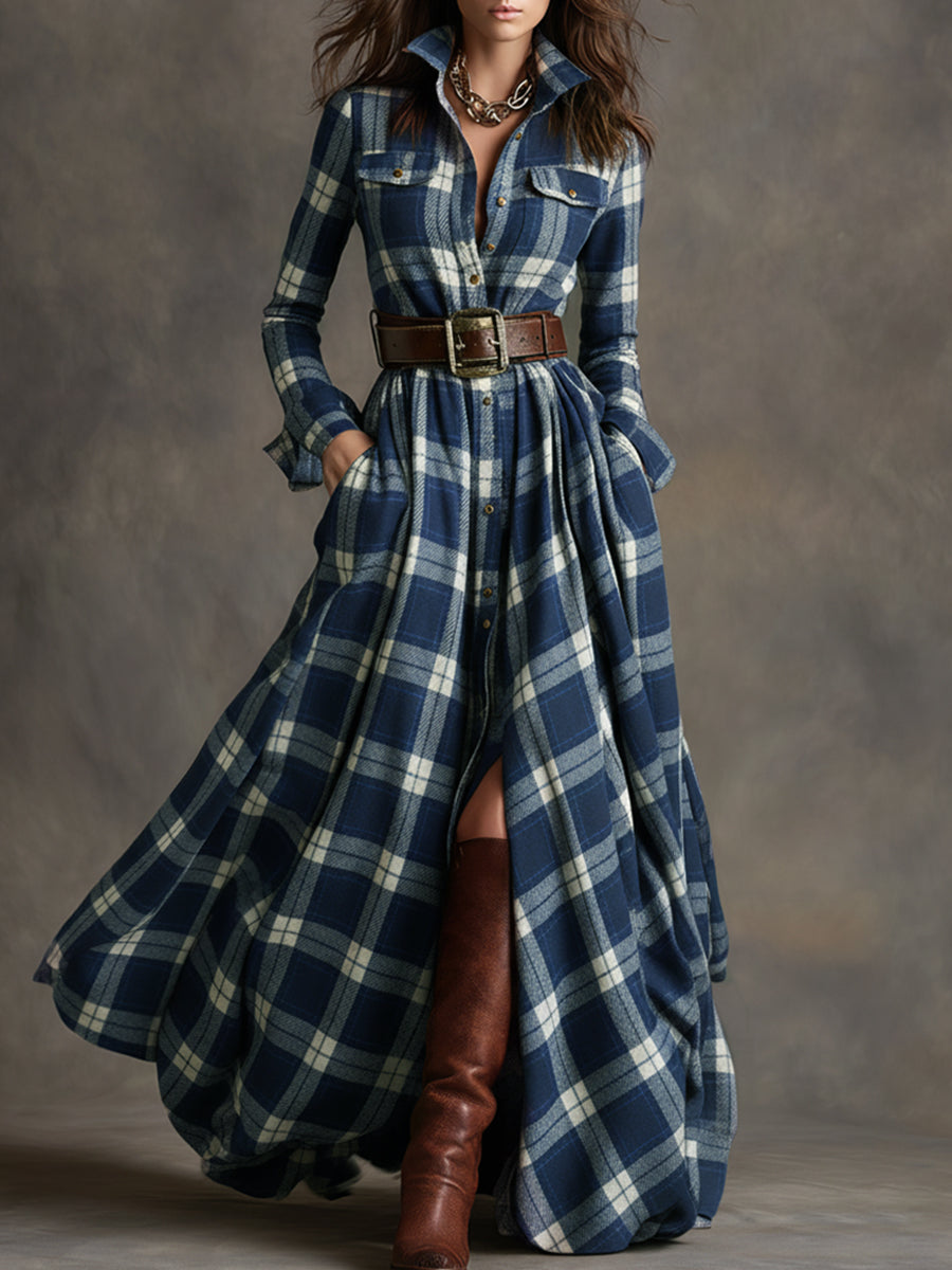Alice | Belted Shirt Dress