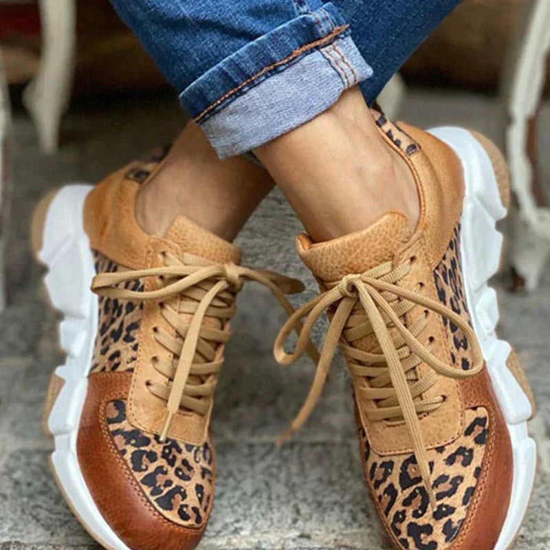 Cheryl | Comfortable Leopard Sneakers