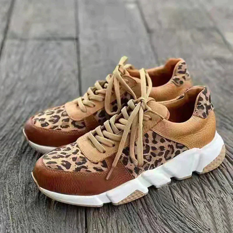 Cheryl | Comfortable Leopard Sneakers