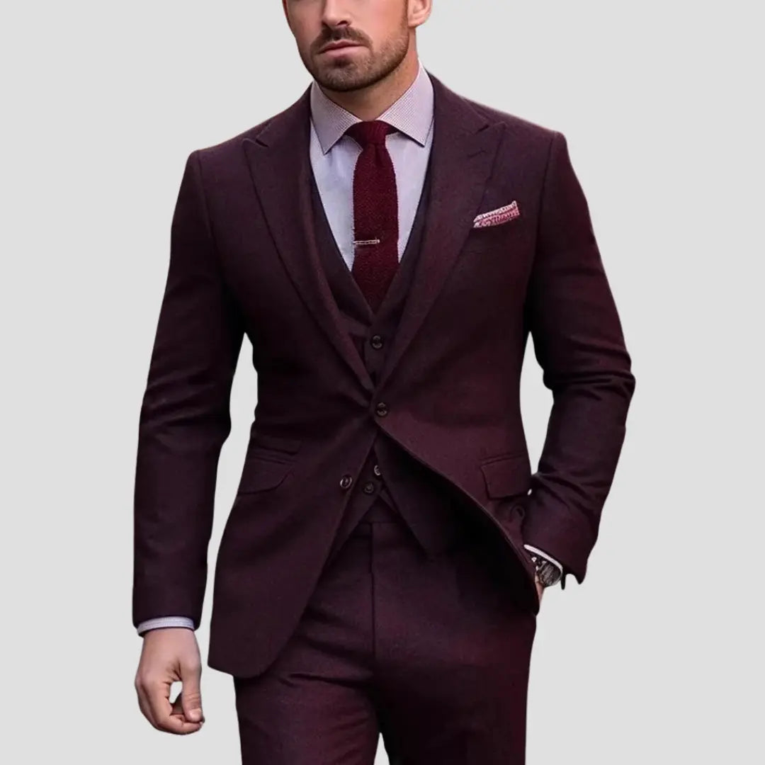 HARRINGTON OXFORD | SLIM FIT THREE-PIECE SUIT FOR MEN