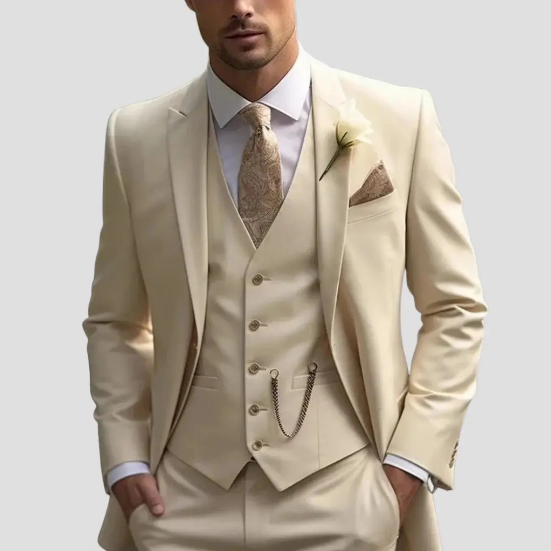 HARRINGTON OXFORD | SLIM FIT THREE-PIECE SUIT FOR MEN