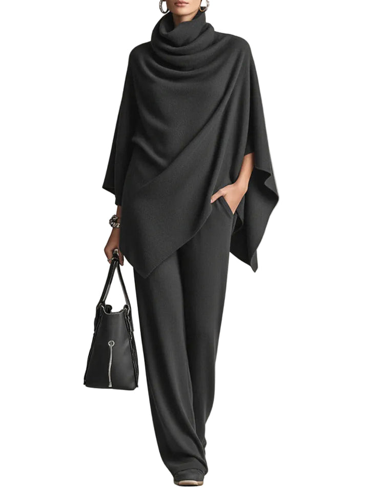 Seraphine | Elegant Drape Two-Piece Set