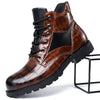 Dante - Croc Leather Boots
