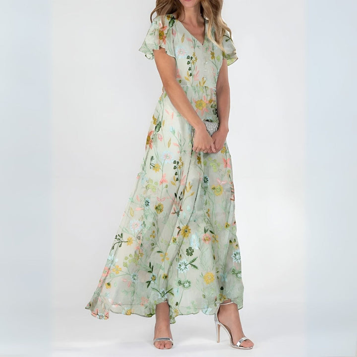 Rose | Flattering Chiffon Dress