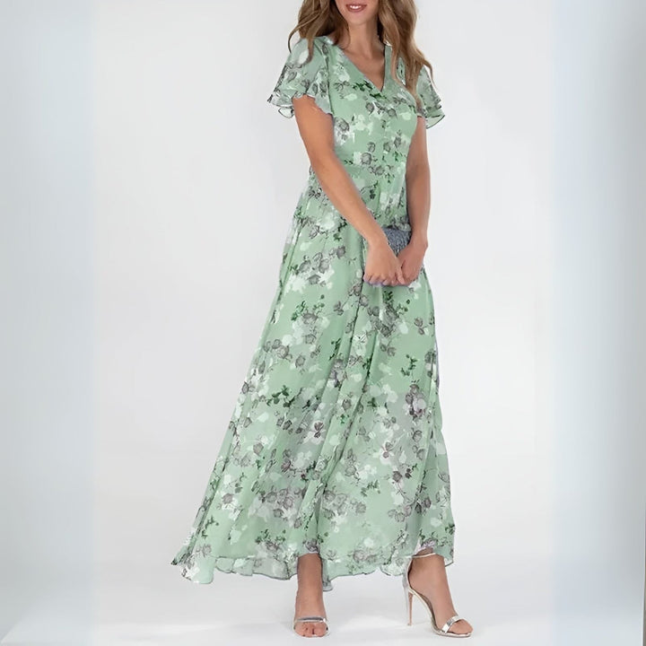 Rose | Flattering Chiffon Dress