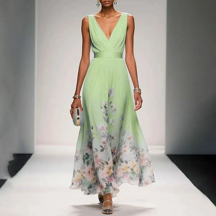 Diana | Flowing Floral Maxi Dress