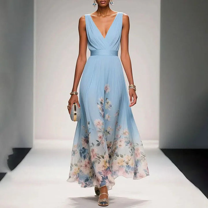 Diana | Flowing Floral Maxi Dress