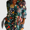 Alice | Vibrant Artistic Button-Up Blouse