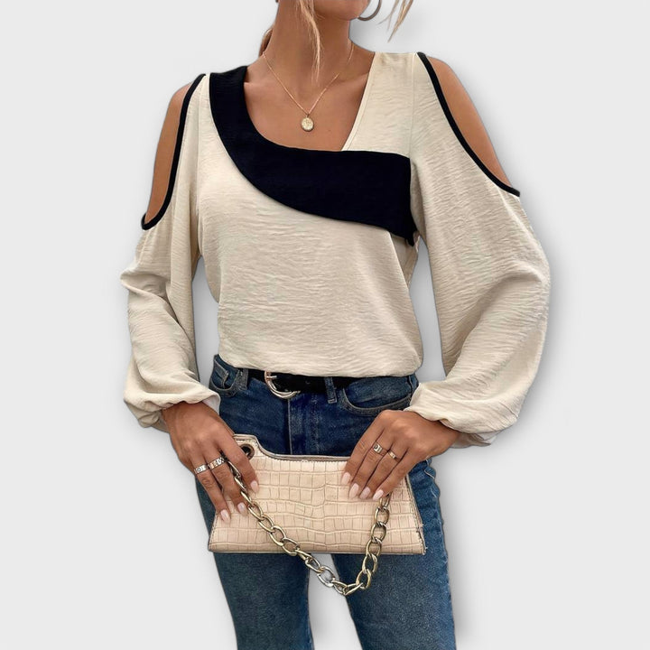 Scarlett - Square-neck blouse