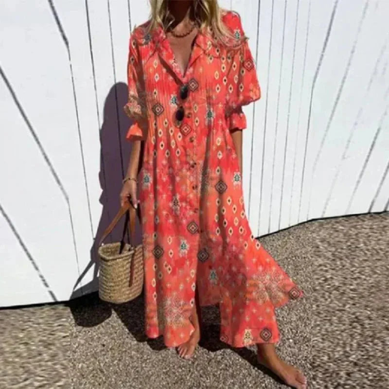 Amelia | Boho Maxi Dress